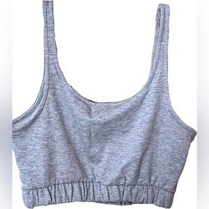 Cropped grey loose tank/shirt